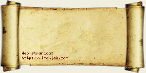 Jana Krstić vizit kartica